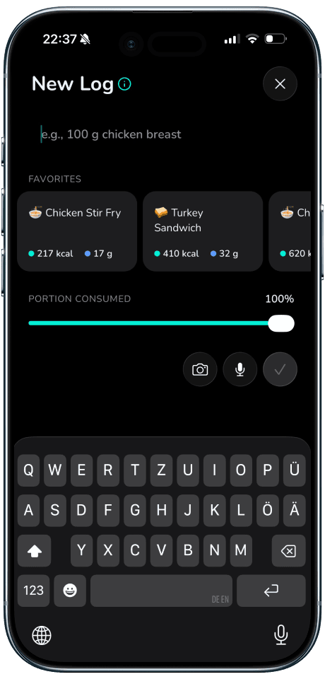 MacroLoop iOS App Screenshot 2